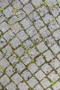 Pattern of grey cobble stones Royalty Free Stock Photo