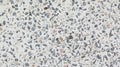 Pattern of grey gravels in the white concrete surface, Abstract view of random gravel in a white concrete wall Royalty Free Stock Photo