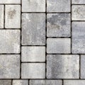 Pattern of grey paving stones Royalty Free Stock Photo