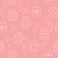 Pattern for happy easter day