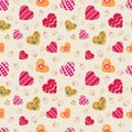 Pattern heart seamless