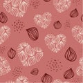 Pattern with hearts Royalty Free Stock Photo