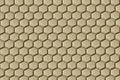 Pattern of honeycomb-texture rubber floor mats for anti-slip purpose