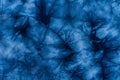 Pattern of Indigo batik dye on cotton cloth Royalty Free Stock Photo