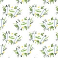 Pattern for Jewish holiday Sukkot. torah with Lulav, ,Etrog, Arava and Hadas. Four species symbols date palm, citron Royalty Free Stock Photo