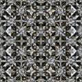 Pattern with a kaleidoscopic design. Composed of symmetrical, Royalty Free Stock Photo