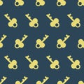 Simple vector illustration with ability to change. Pattern with keys