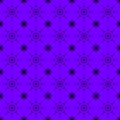 Pattern of luminous dark snowflakes on a violet background