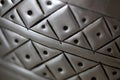 Pattern on metal surface Royalty Free Stock Photo