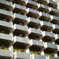 Pattern of modern apartment building Royalty Free Stock Photo