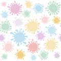 Pattern multicolored blots spots, texture, wallpaper background Royalty Free Stock Photo