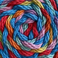 pattern of multicoloured ropes and twisted twines. Background Royalty Free Stock Photo