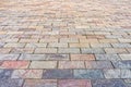Pattern of natural stone block pavement Royalty Free Stock Photo