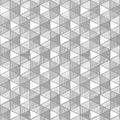 Pattern with Necker cube Royalty Free Stock Photo