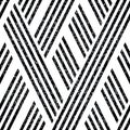 3163 Pattern with oblique black stripes, modern stylish image. Royalty Free Stock Photo
