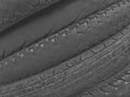 Pattern of old motorcycle tires Royalty Free Stock Photo