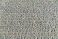 Pattern of old paved cobblestone street Royalty Free Stock Photo