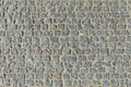Pattern of old paved cobblestone street Royalty Free Stock Photo