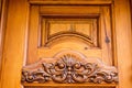 Pattern on old wooden door