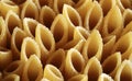 Pattern of pasta penne. Royalty Free Stock Photo