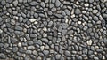 Pattern of paving pebble stone concrete floor, Surface rough of gravel sidewalk, Texture wallpaper background. Royalty Free Stock Photo