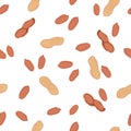 Pattern with peanuts