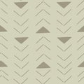 Modern stylish neutral abstract directional geometric background with triangles. trendy. Repeating texture of arrows on the tan