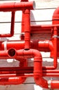 Pattern in pipe Royalty Free Stock Photo