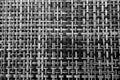 Pattern of plastic tablecloth with blur effect in black and white Royalty Free Stock Photo
