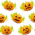 Pattern pumpkin for Halloween