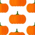 Pattern pumpkins design vector