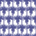 Pattern of purple flowers of agrimony