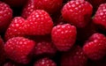 Pattern of raspberries, Generative Ai Royalty Free Stock Photo