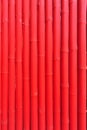 Pattern of red bamboo panel Royalty Free Stock Photo