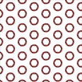 Pattern of red, fashionable circles, diaphragms.