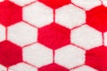 Pattern red white hexagon design fabric abstract geometric shape modern hexagonal background texture