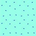 Pattern with Regal Tang. Vector hand drawn sketch Card with aquarium fish