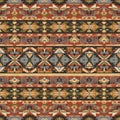 Pattern is reminiscent of traditional Native American or Southwestern Royalty Free Stock Photo