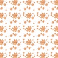 Pattern repeat maple leaf autumn Royalty Free Stock Photo