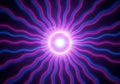 The pattern resembles energetic waves or light beams emanating from the core, Royalty Free Stock Photo