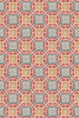 Pattern of retro style wall tile texture