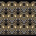 Pattern rhinestones for Valentine's Day. Pattern from brilliant gold and silver stones.