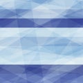 Pattern with rich blue stripes. Vector background. CMYK colors