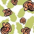 Pattern of rose Royalty Free Stock Photo