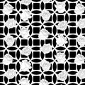 Pattern of roses white buds of roses black line on a pattern