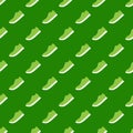 Pattern with running shoe