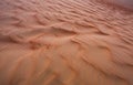 Pattern of sand dunes of Empty Quarter desert Royalty Free Stock Photo