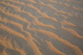 Pattern of sand dunes of Empty Quarter desert Royalty Free Stock Photo
