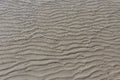 Pattern in sand sculptured wind Royalty Free Stock Photo