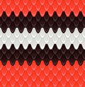 Pattern the scales scarlet kingsnake